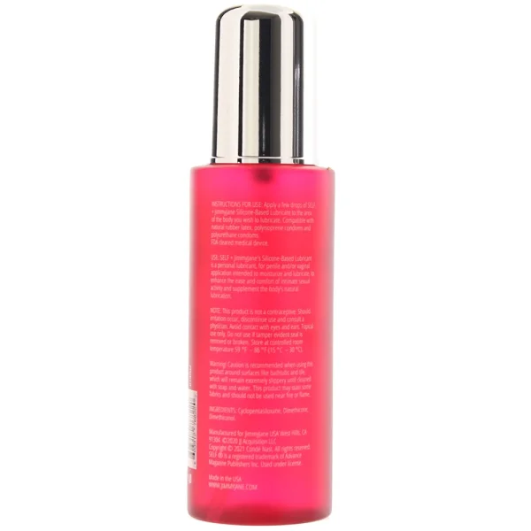 SELF + JimmyJane Silicone-Based Lubricant