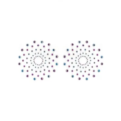 Crystal Mosaic Blue Purple Pasties