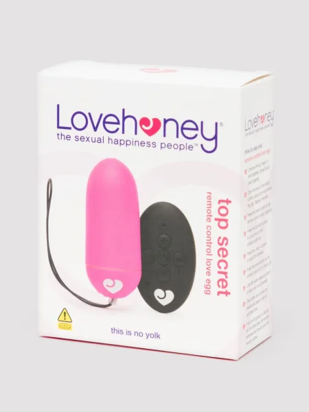 Lovehoney Top Secret Remote Control Large Love Egg