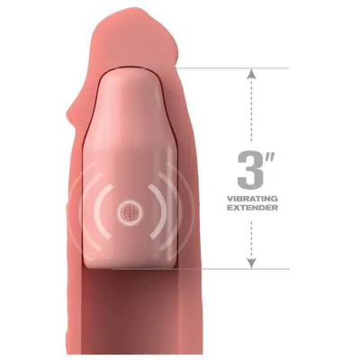 Fantasy X tensions Elite Sleeve With 3 inch Vibrating Plug