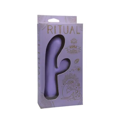 Rabbit Vibrators Ritual Aura Rechargeable Silicone Rabbit Vibe Lilac