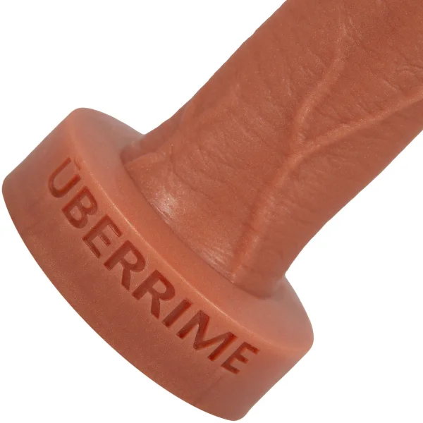 Primo 6" Dual-Density Realistic Silicone Dildo By Uberrime - Caramel