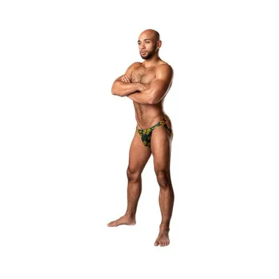 Men s Clothing Male Power Petal Power Jock Daisy Print S m