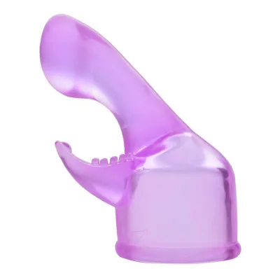 Purple Tulip Plus Wand Attachment Purple 5 Inch