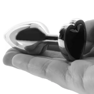 Booty Sparks Black Heart Gem Anal Plug