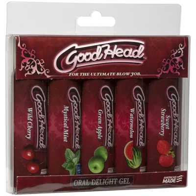 Doc Johnson GoodHead Oral Delight Gel Multi Pack
