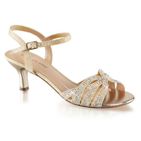 2 1/2 inches Kitten Heel, Ankle Strap Criss-Cross Sandal — image 5 of 8