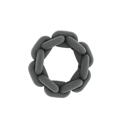 Sono No 5 Chain Cockring Grey
