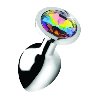 Rainbow Prism Gem Anal Plug Medium