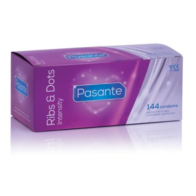 Pasante Ribs Dots Intensity condoms 144pcs