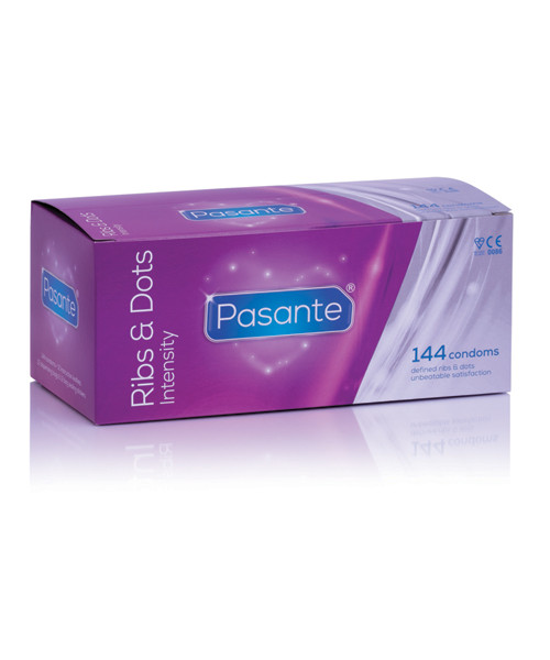 Pasante Ribs & Dots Intensity condoms 144pcs