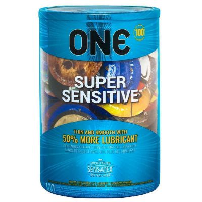 ONE Super Sensitive Condoms 100 Pack
