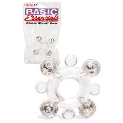 California Exotic Basic Essentials Penis Ring with Beads
