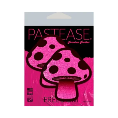 Pastease Mushroom Neon Pink Shroom Nipple Pasties