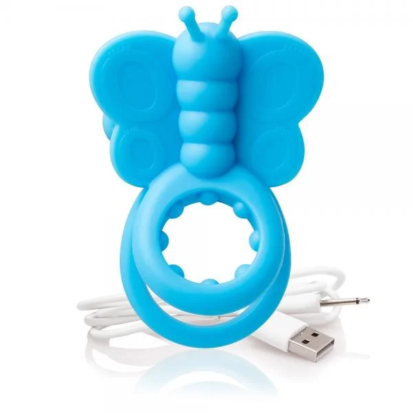Screaming O Charged Monarch Wearable Butterfly Vibe Blue — image 5 of 8