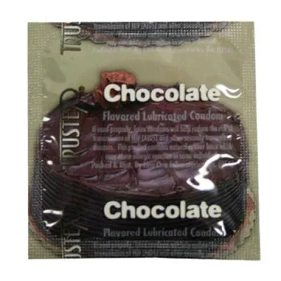 Trustex Flavored Lubricated Condoms 3 Pack Chocolate