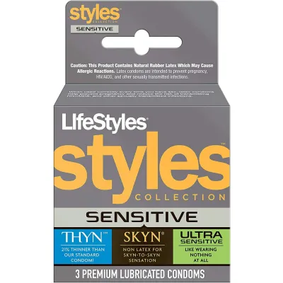 LifeStyles LifeStyles Styles Selection 3 Count 3 count