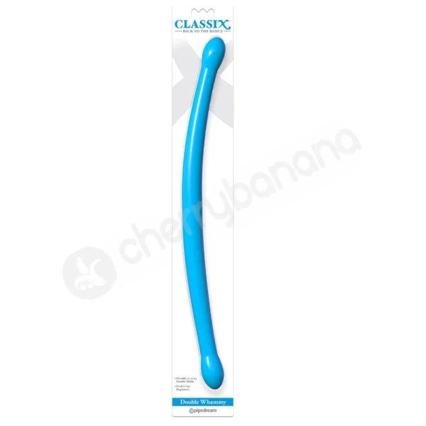 Classix Double Whammy Blue Double Ended Dildo