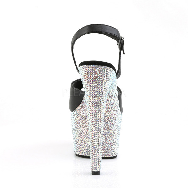 7 inches Heel, 2 3/4 inches Ankle Strap Sandal