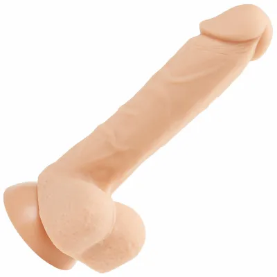 Cloud 9 Pro Sensual Premium Silicone 7 Inch Suction Cup Dildo Vanilla