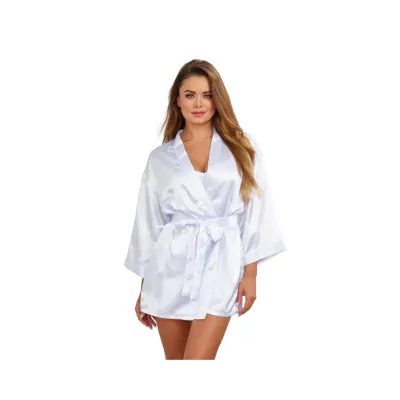 Robe Chemise Padded Hanger Medium White