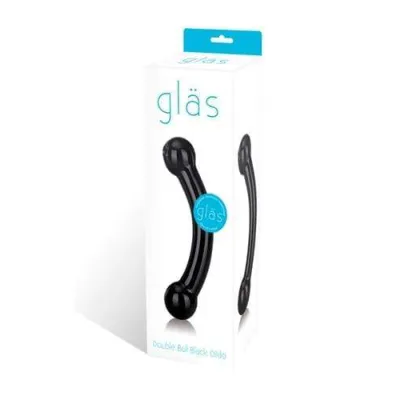 Double Bull Black Dildo