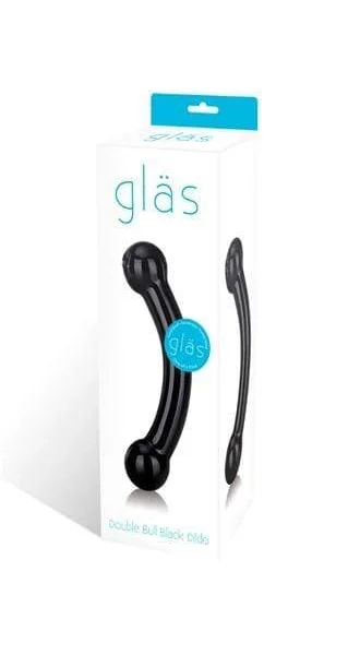 Double Bull Black Dildo