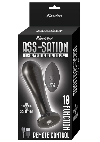 Ass-Sation Remote Vibrating Metal Anal Bulb