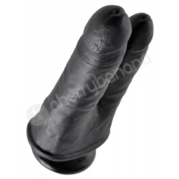 King Cock Black Double Penetrator Dildo