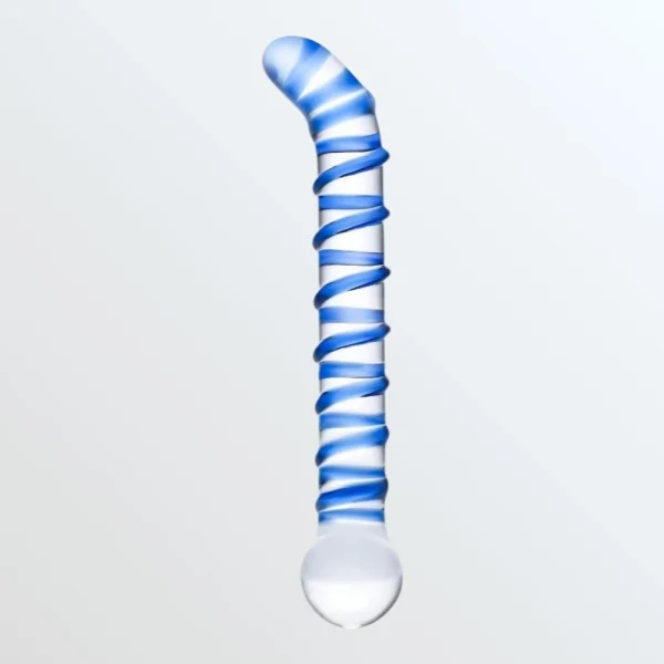 Mr.  Swirl 6.5" Glass Glass Dildo