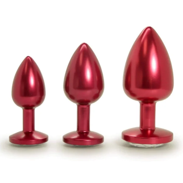 Jeweled Aluminum Anal Plug - Great for Temperature Play!