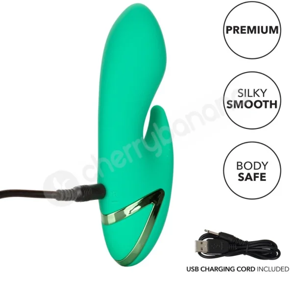 California Dreaming Sierra Sensation Contoured Dual Orgasm Vibrator