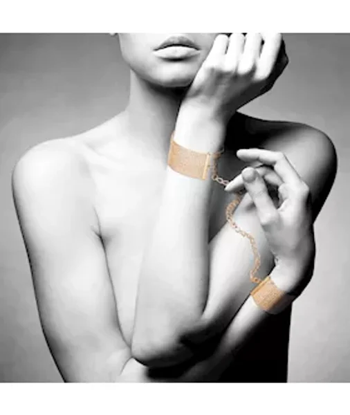 Bijoux Indiscrets Magnifique Handcuffs - Gold - O/s — image 3 of 4