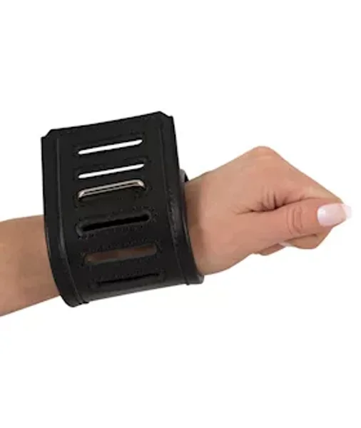 Leather Wrist Restraints - Black — image 14 of 16