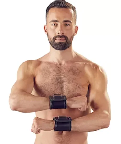 Leather Wrist Restraints - Black — image 12 of 16