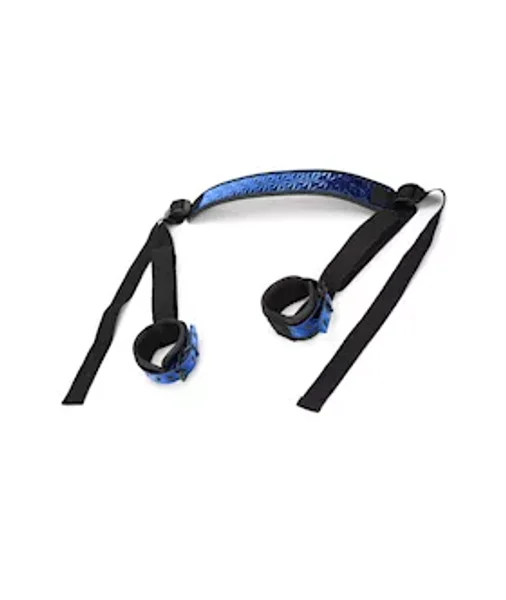 Diamond Collection Deluxe Sex Sling With Ankle Restraints - Blue — image 4 of 6