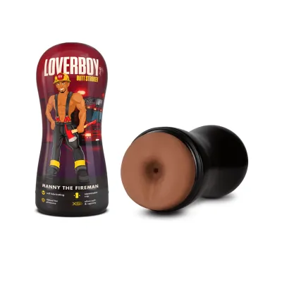Loverboy Fireman Manny Self Lubricating Stroker