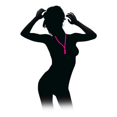 Neon Party Vibe Necklace Pink