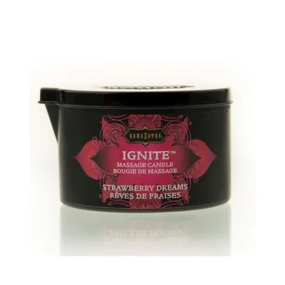 Ignite Scented Massage Candle Strawberry
