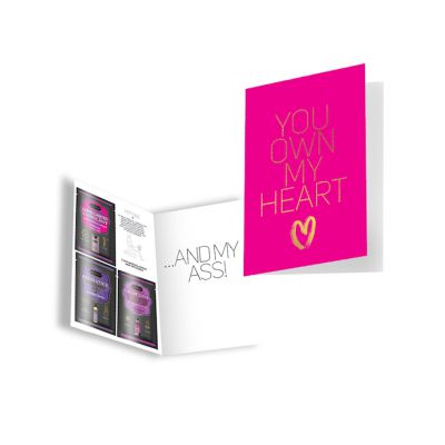 You Own My Heart Greeting Card Pink