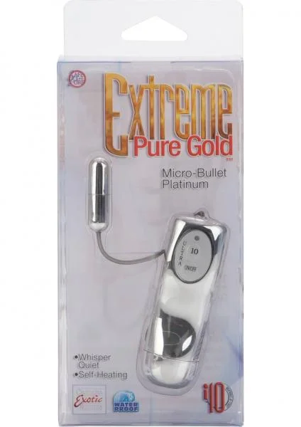 Extreme Pure Gold Micro Bullet Waterproof 1.5 Inch Platinum