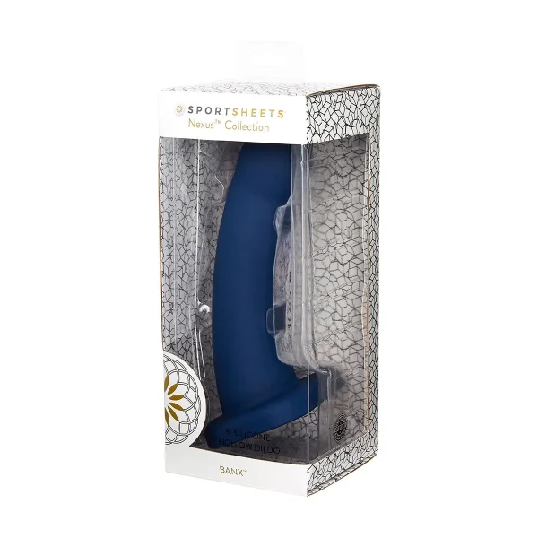 Merge Collection Banx 8" Hollow Silicone Sheath Dildo By Sportsheets