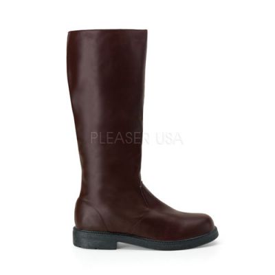 CAPTAIN 100 Pirate Captain MEN S BROWN PU Knee BT