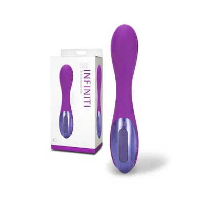 Ultrazone Infinite 6x Silicone Vibe Purple 7 Inch