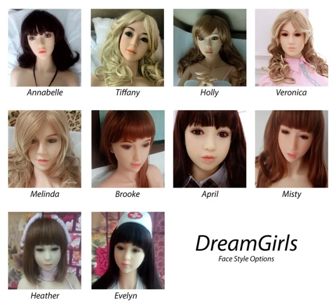 In-Stock SALE DreamGirl Realistic Full Size Head