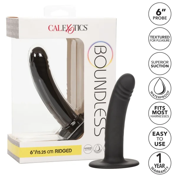 Boundless Ridged - 6 Inch - Black