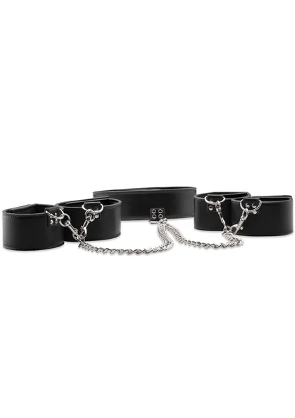 Reversible Collar Wrist & Ankle Cuffs - Black — image 9 of 10