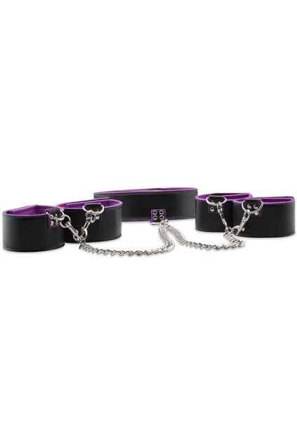 Reversible Collar Wrist & Ankle Cuffs - Purple — image 19 of 20