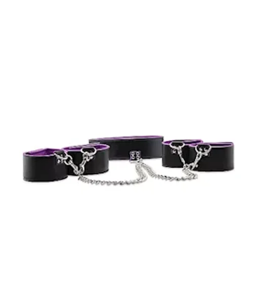Reversible Collar Wrist & Ankle Cuffs - Purple — image 16 of 16