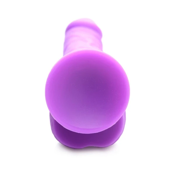 Lollicock Silicone Dildo With Balls 7 In. Grape — image 5 of 6